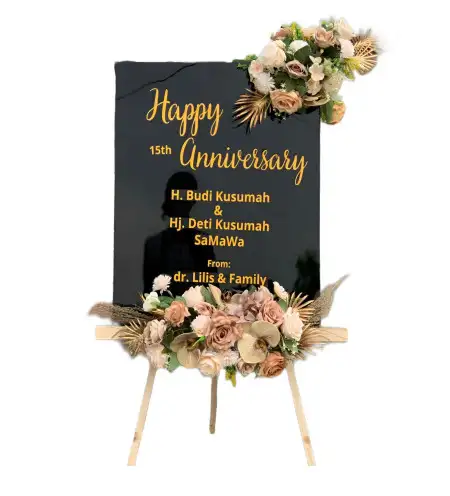 Papan Bunga Akrilik Kanding